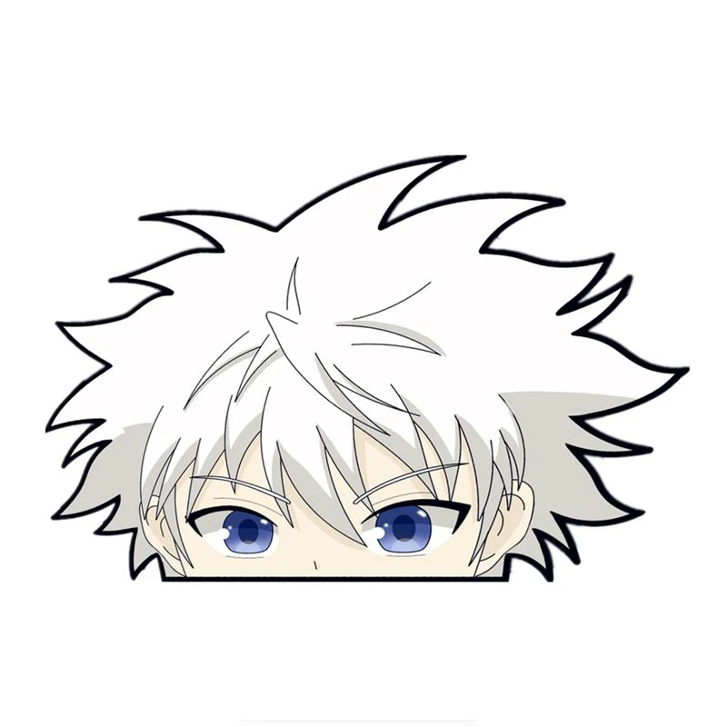 

Killua Hunter Peeker Cartoon 3D Stickers For Car Anime Notebook Decal 15cm*10cm