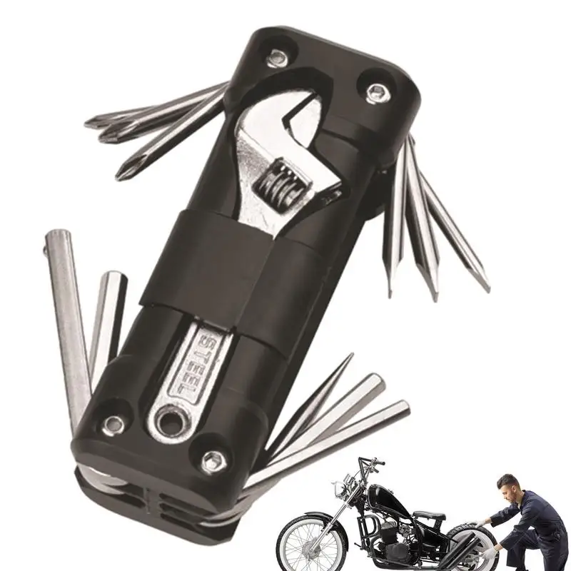 

Mountain Bike Multitool Portable Bike Tool Kit For Men Cycling Multitool Mountain Bike Repair Tool Kit For Bicycle Road Riding