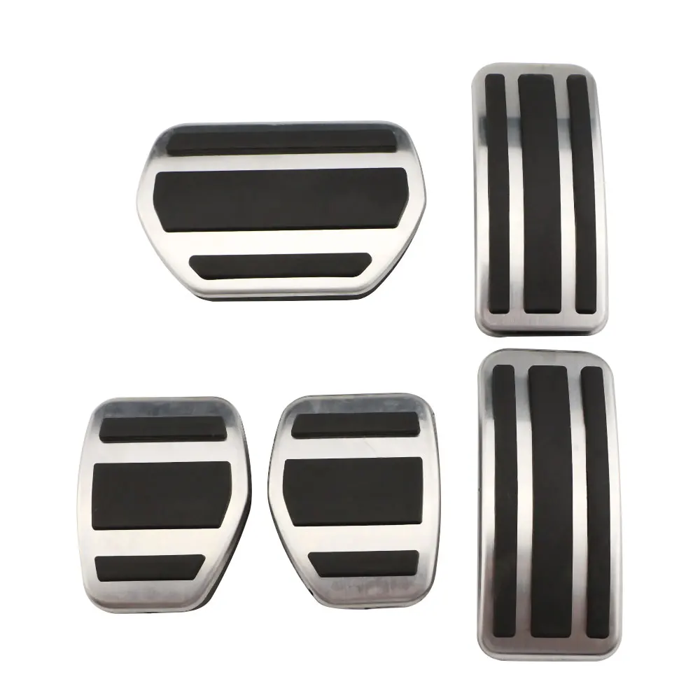 ZHHRHC car styling stainless steel car interior pedals auto pedal protection parts,for Peugeot 208 2014-2020 