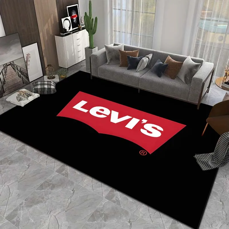 Jeans Taglia 15 L-Levis Pattern Tappeto Tappeti Camera Da Letto Soggiorno Tappetino Da Bagno Tappetino Per Porta Creativo Tappeto Per Soggiorno Decor 