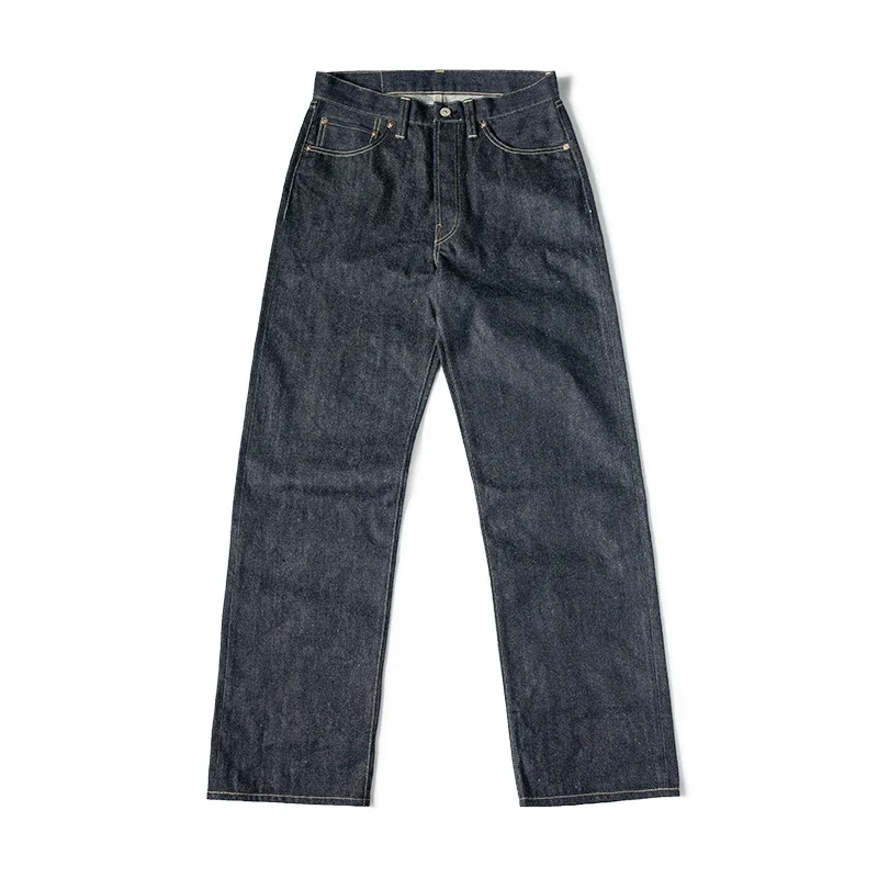 Rugged Bronson 1946 Model Raw Denim Waist Overalls 46801XX Selvedge Jeans Men 46501 5