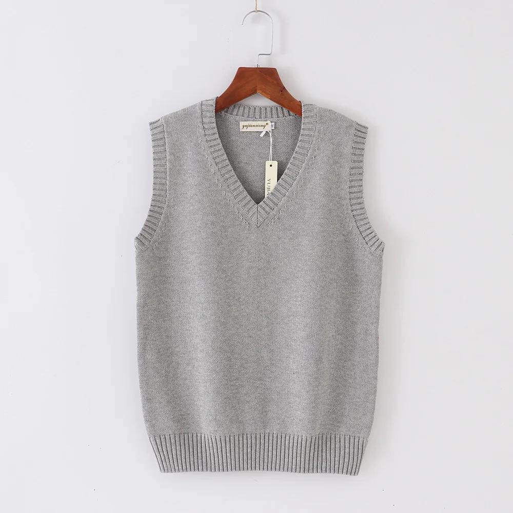 Japanese School JK Uniform Sweater Vest High School Uniform For Girls Boy Cosplay Halloween Winter Anime Vest Knitting Coat
