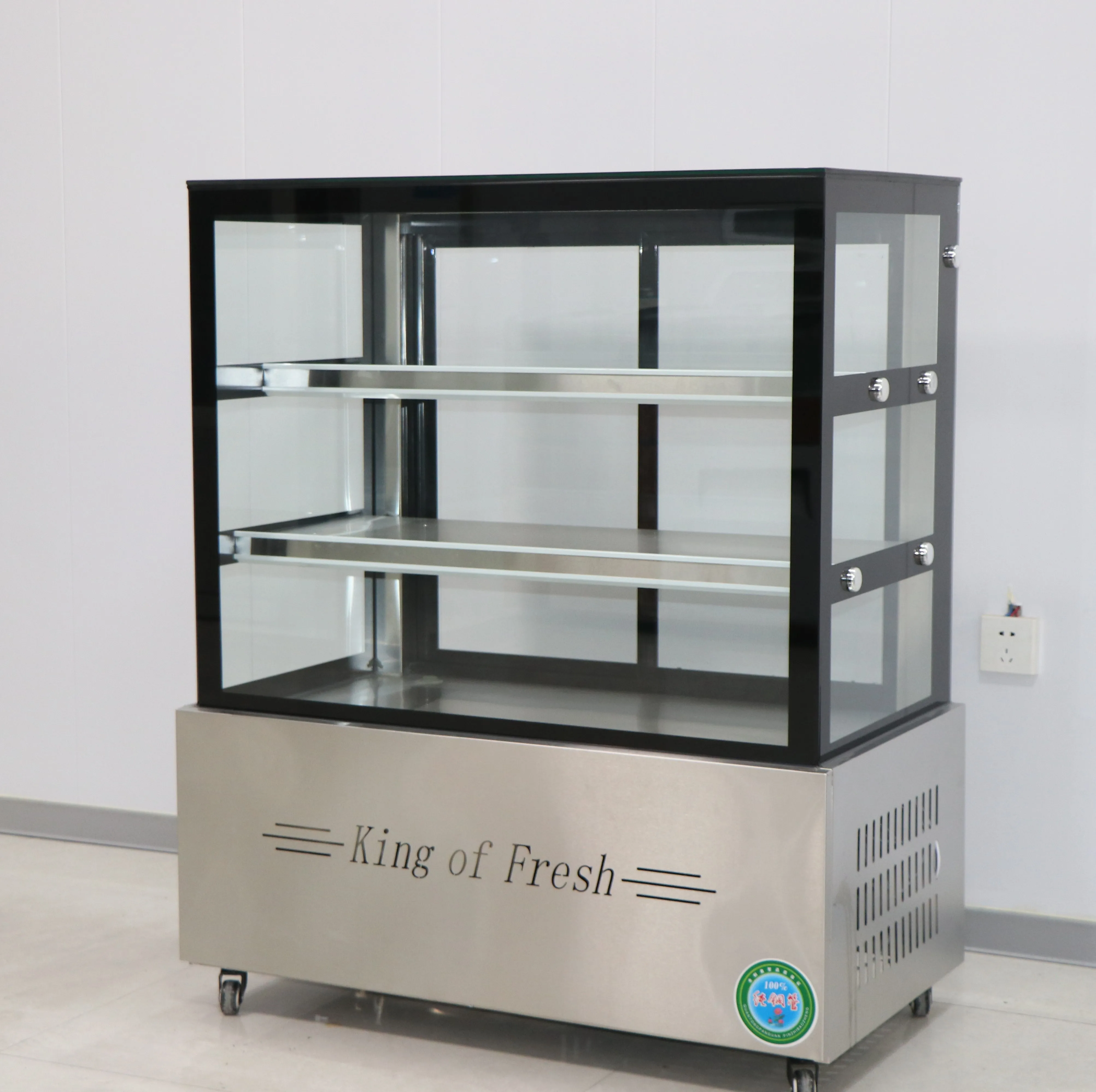Single-Temperature Birthday Cake Display Fridge Refrigerated Pastry And Cake Display Case