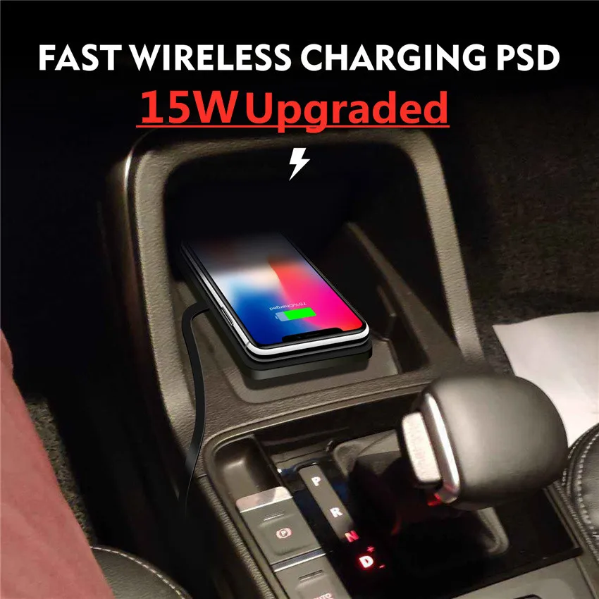 Nabíječka do auta silikonová protiskluzová podložka pro iPhone 15 14 13 12 Samsung 15W bezdrátové nabíječky telefonů do auta rychlonabíjecí stanice