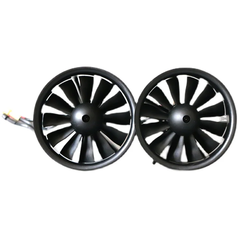 EDF 64mm 12 lames Moteur 4S 3200KV/6S 2300KV pour Avion RC Mig25 Su27