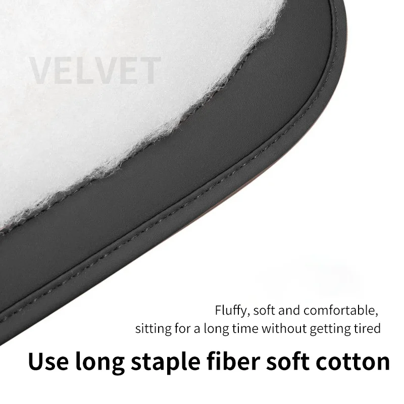 Breathable Car Seat Cover Thickened Soft Anti Slip Auto Chair Cushion Pad for Skoda VRS Emblem Mk3 Octavia Kamiq Kodiaq Karoq RS