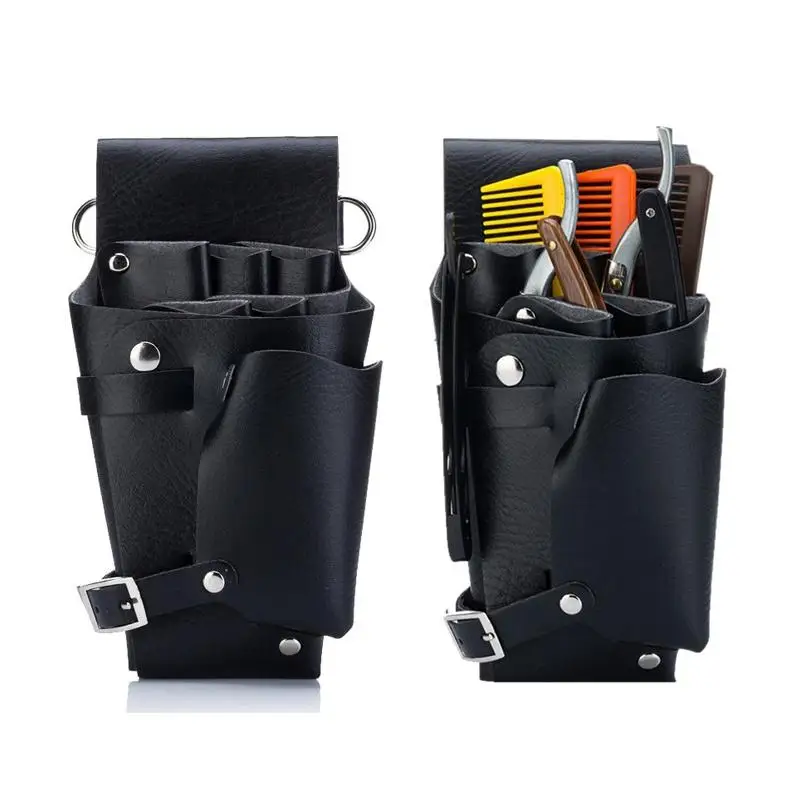 Multi-Functional Hairdressing Tool Storage Bag Hair Clip Comb Scissors Waist Bag Salon Barbershop Hairdresser Belt Supplies