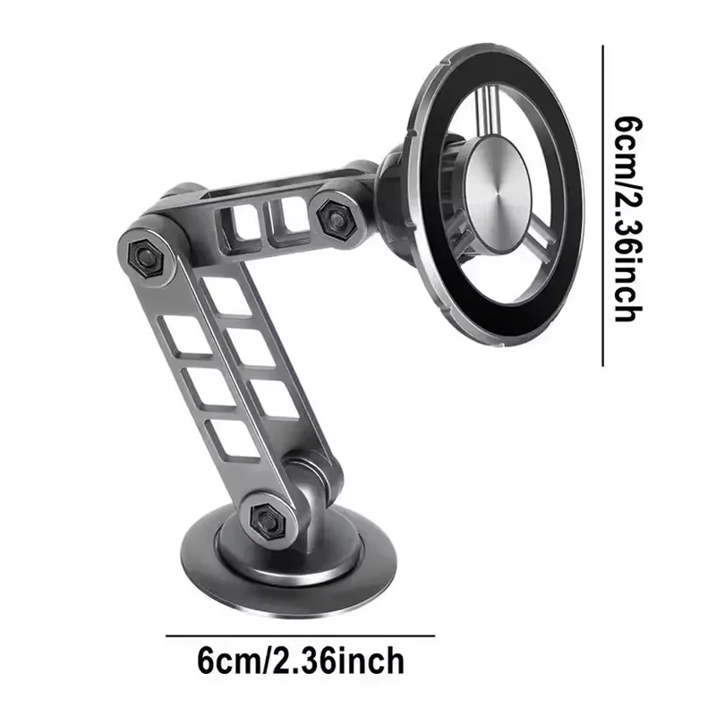 Premium Rotatable Aluminum Alloy Magnetic Car Holder