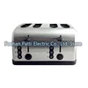 4 Slices Stainless Steel Toaster Automatic Toaster Electric Oven Toaster Breakfast Machine Baking Heating Bread Machine 220V 1