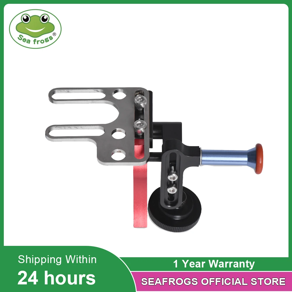 Diving Tray Shutter Trigger Extension Lever Extend Mount Adapter Staffa Per Gopro Sony Camera Black