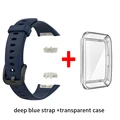 Deep blue with case