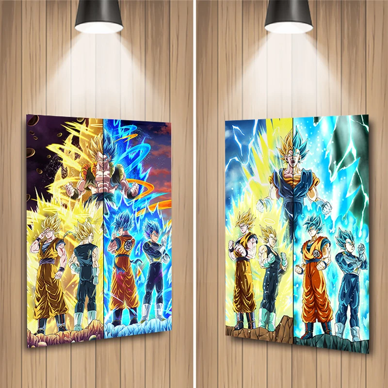 

Dragon Ball Anime Painting 3D Lenticular Poster Wall Poster 3D Flip Gradient Poster Wall Sticker Home Decor Birthday Gifts Toy