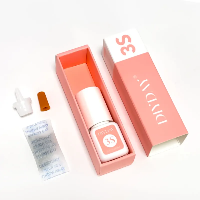 DIYDAY Eyelash Glue 0.3S 0.5S 1S 2S Lashes Extension Adhesive 3S Unscented Diy Cluster 5ml Fast Drying Lash Glue for Makeup Tool 6