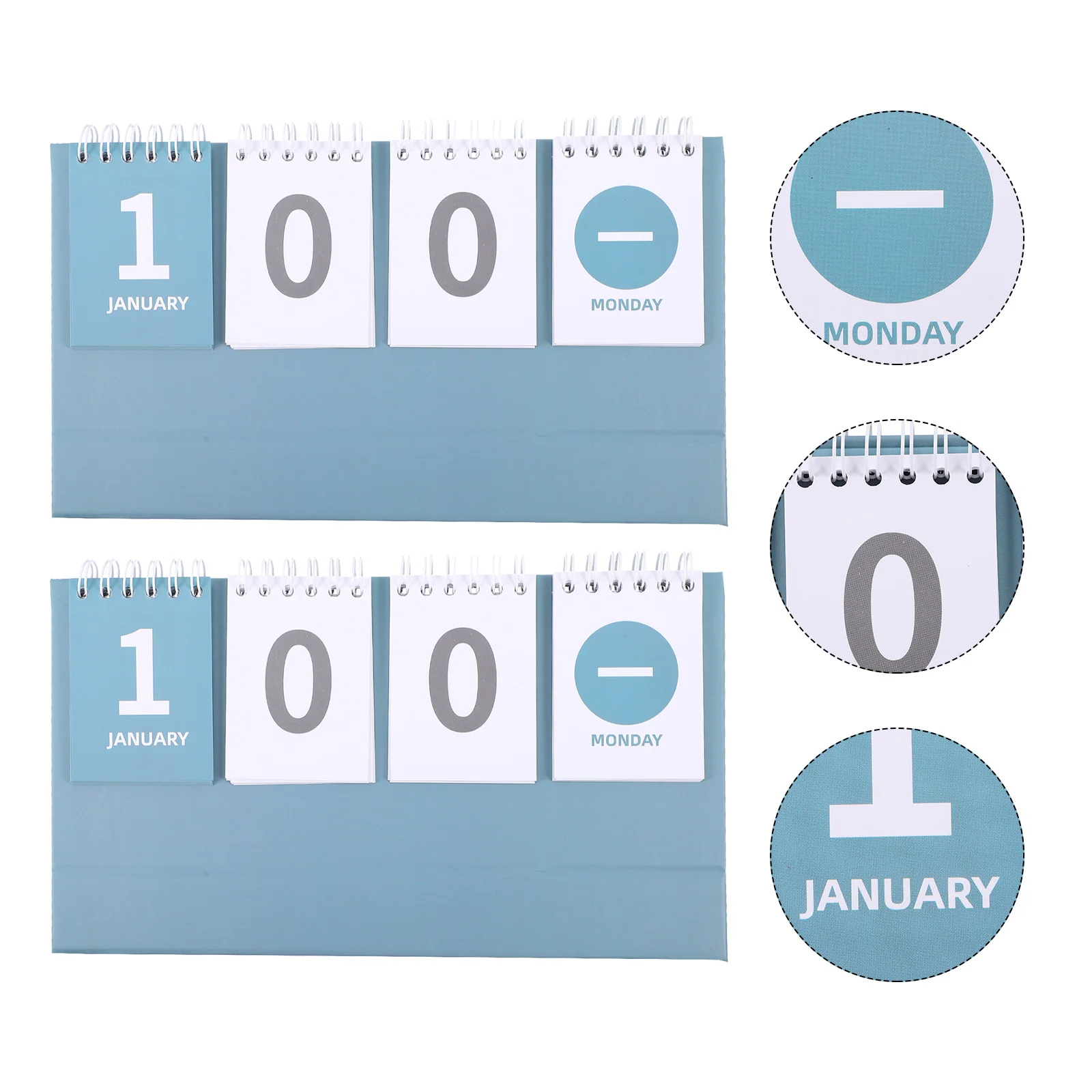 2pcs Student Calendar Test Calendar Home Decor Calendar Desktop Calendar