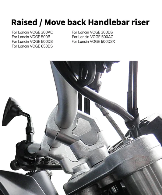 Supporto Telefono Per Moto Loncin Voge - Mount In Alluminio CNC Per Manubrio, Regolabile 360°, Per Smartphone 4-6.5” - Foto 6