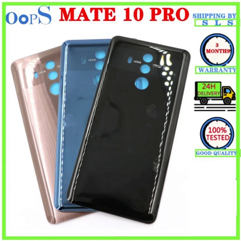 

Задний корпус для HUAWEI Mate 10 Pro задняя крышка батарейного отсека задняя крышка стеклянная панель Замена