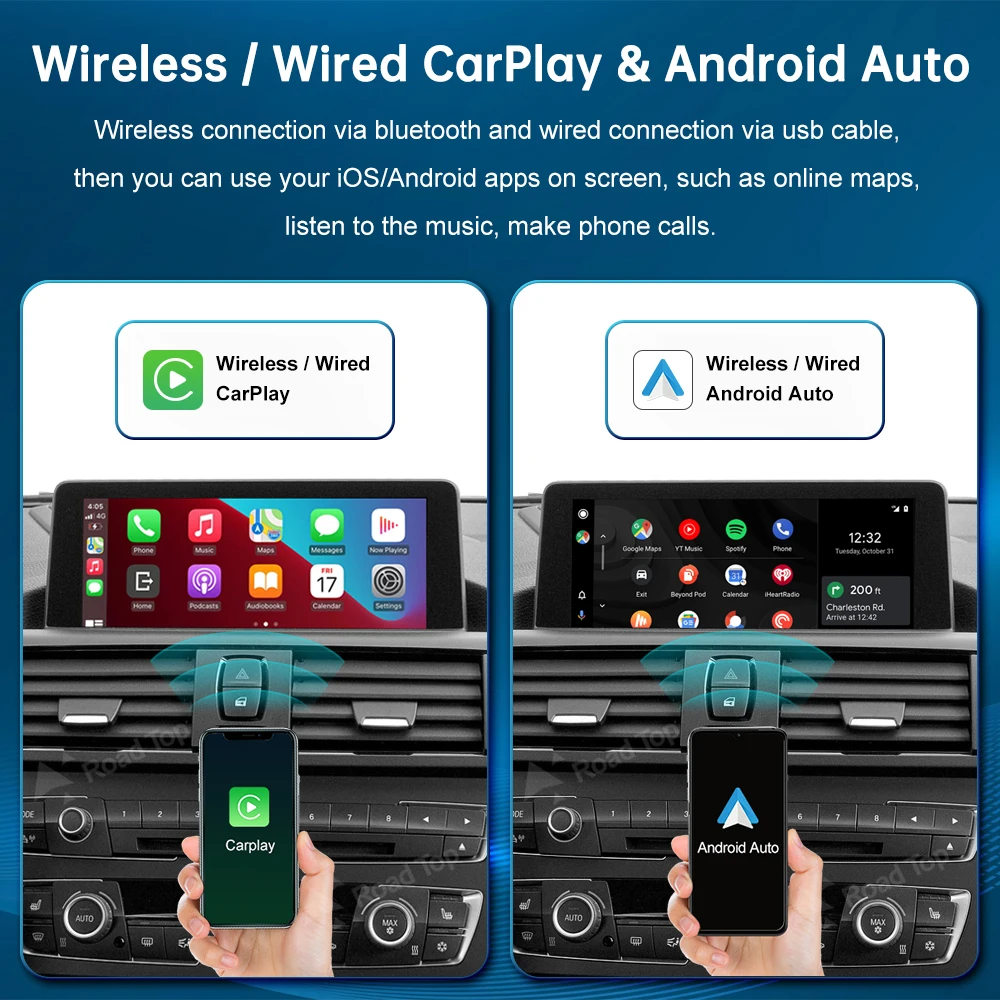 무선 카플레이 안드로이드 오토, BMW 1 2 3 4 5 6 7 시리즈 X1 X3 X4 X5 X6 미니 F15 F16 F25 F26 F48 F45 F10 F22 F20 F30 F32 F34