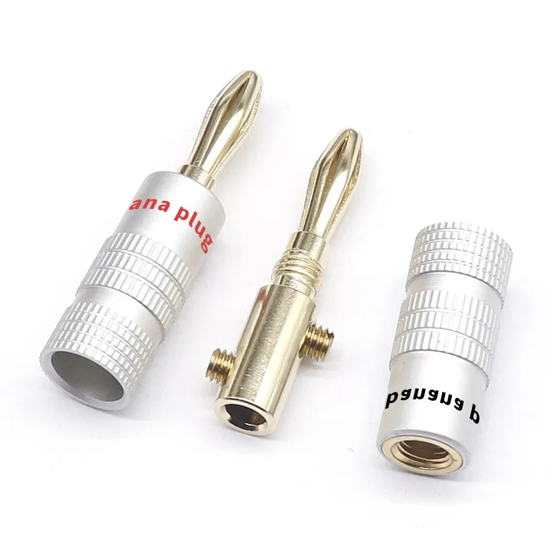 Banana, Banhado a Ouro 24K, 4mm, Tomada