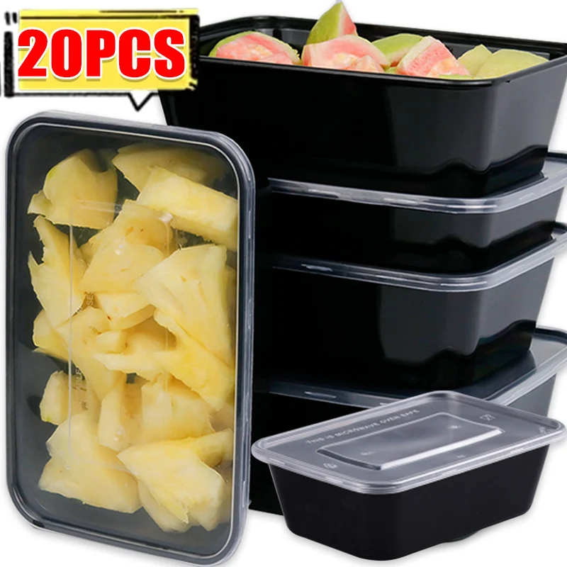 Premium Leakproof Food Storage Bento Boxes with Lids - Disposable Meal Prep Containers