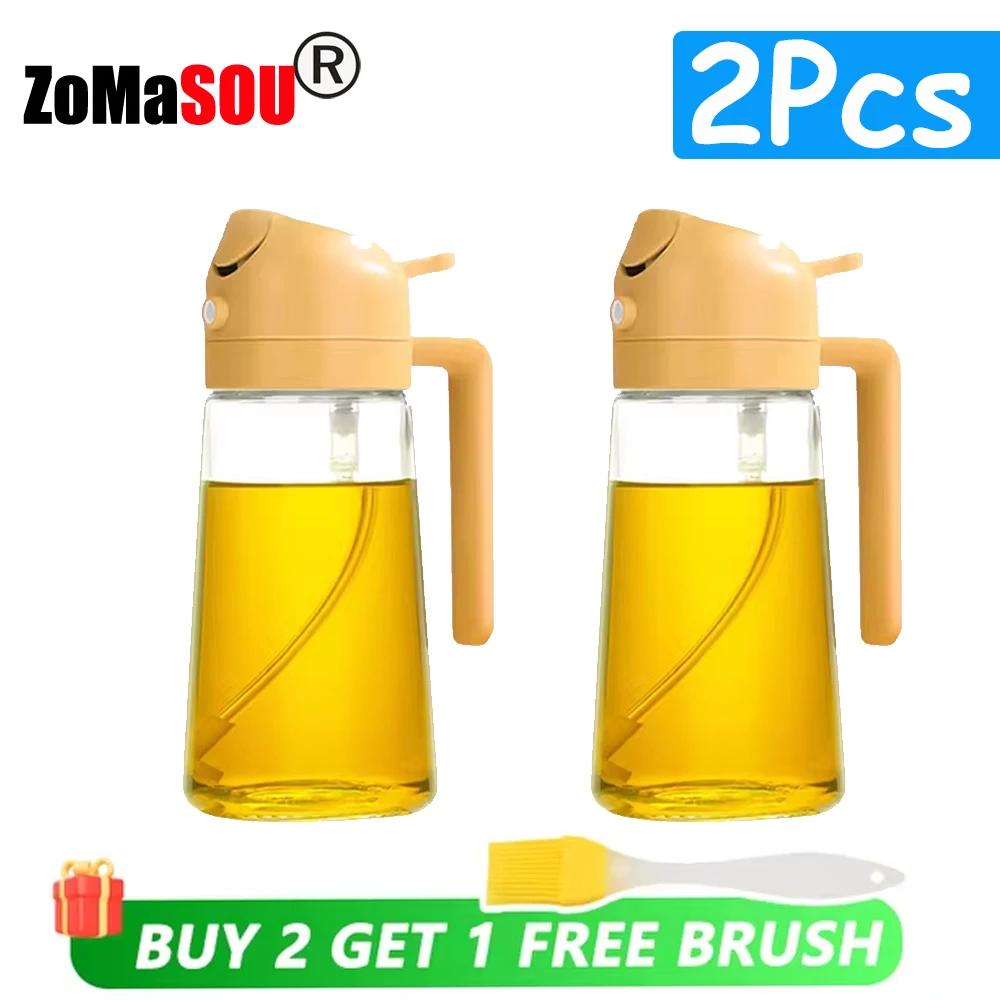 Compact 2-in-1 Oil Sprayer and Pourer for Kitchen and Outdoor Cooking