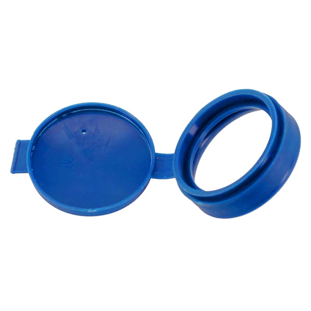 2 Tappi Ricambio Lavavetri Per Fiat 500 E Citroen Nemo | Compatibile Con Numero OE 71740943 (Blu) - Foto 3