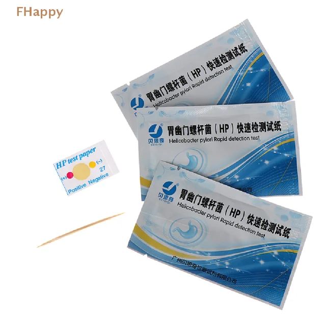 1Pc Hp Tesztpapír Helicobacter Pylori Gyomorgyors Orális Tartár Vizsgálat - Image 3