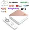 HOMATICS Box R 4K Plus TV Box AndroidTV 14 Netflix Google Certified Amlogic S905X4 4G32G Support DTS Dolby Audio AV1 Wifi6 BT5.0 1