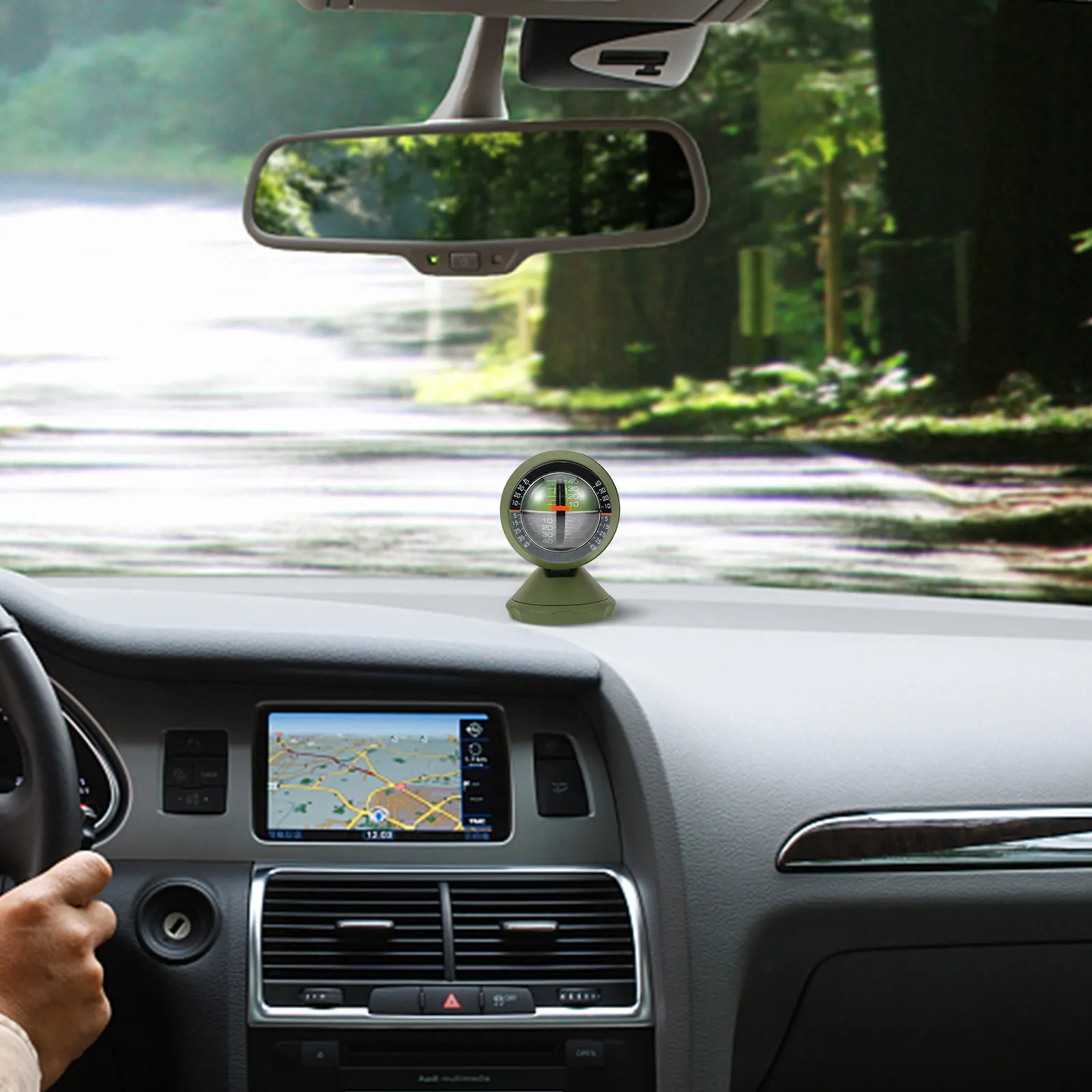 자동차 경사계 레벨 슬로프 게이지 Suv 트럭 Rv 오프로드 운전 안전을 위한 내구성 있는 차량 측정 도구