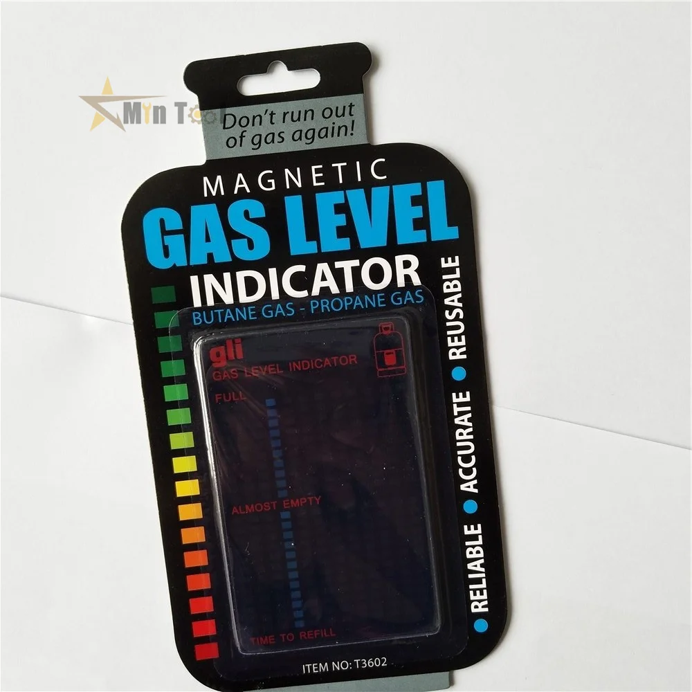 Gas Tank Level Indicator Propane Butane LPG Fuel Gas Tank Level Indicator Magnetic Gauge Caravan Bottle Temperature Measuring Stick for Measuring Tool
