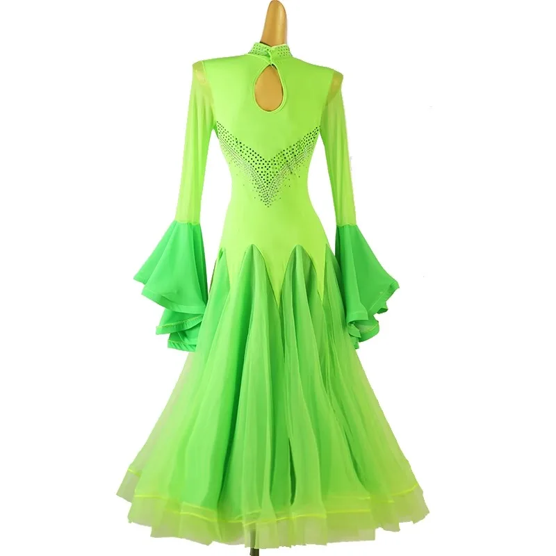 Modern Dance Clothing Competition Dress Standard Suit Waltz Girls Outfits High Quality Fashion Dancewear Jazz Stage Outfits