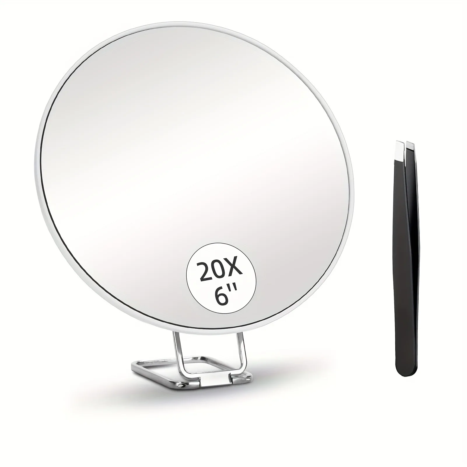 Portable Magnifying Mirror Portable Handheld Magnifying Makeup Mirror for Home Travel Beauty Tool 10x/20x/30x Magnification 2
