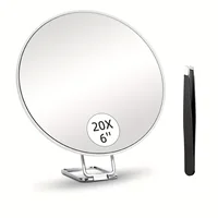 Portable Magnifying Mirror Portable Handheld Magnifying Makeup Mirror for Home Travel Beauty Tool 10x/20x/30x Magnification 2