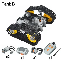 Advanced MOC Technical Parts Power Functions Motor and Multi-Tool Servo Train (Tank B With Motor)