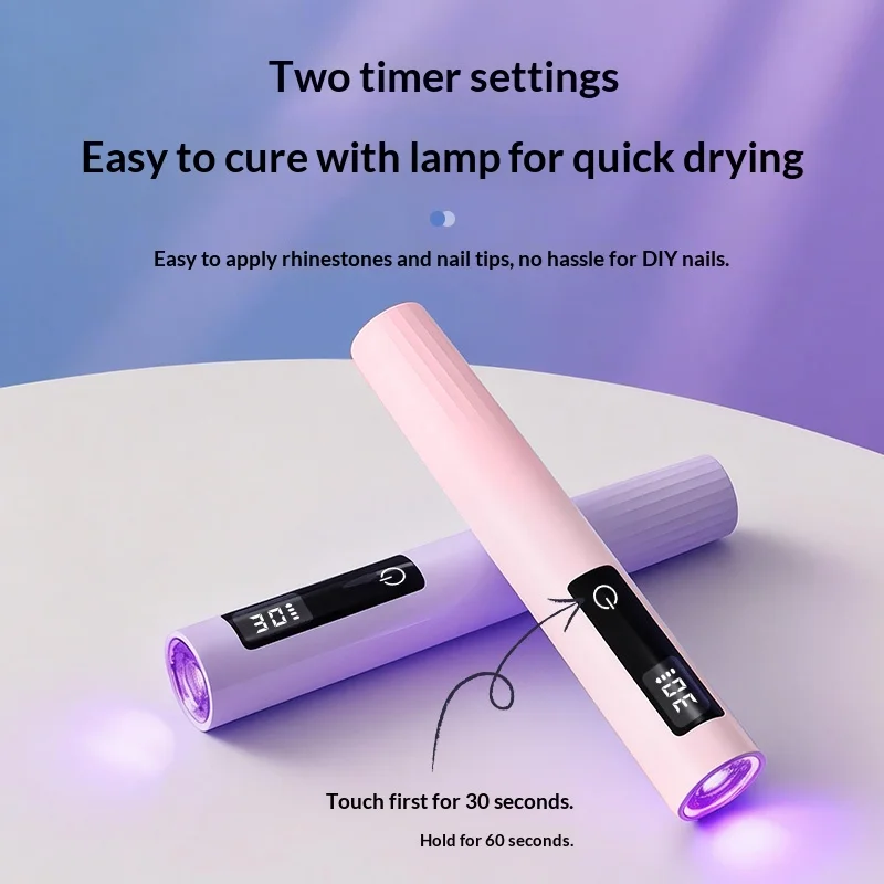 UV LED 네일 램프 전문가용 USB 휴대용 라이트 360도 회전 브래킷 충전식 네일 젤 경화 램프 매니큐어 살롱 도구