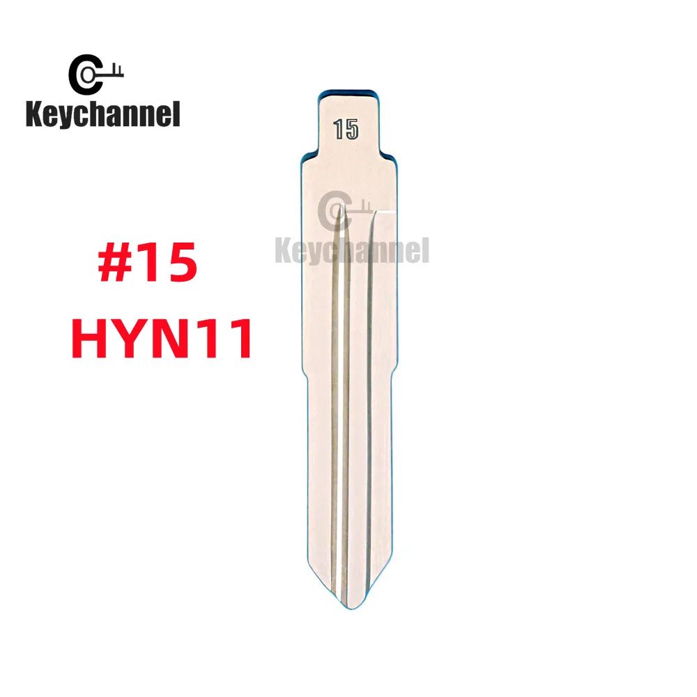 Replacement Flip Key #07 #15#62 KD Key Blade LISHI MIT11 HYN11 For Mitsubishi Lancer Galant Outlander Blank 10PCS