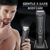 Body Hair Trimmer for Men Pubic Groin Hair Trimmer for Men with Safe Blade Cordless Ball Shaver Men W/Light & Charging Dock 1