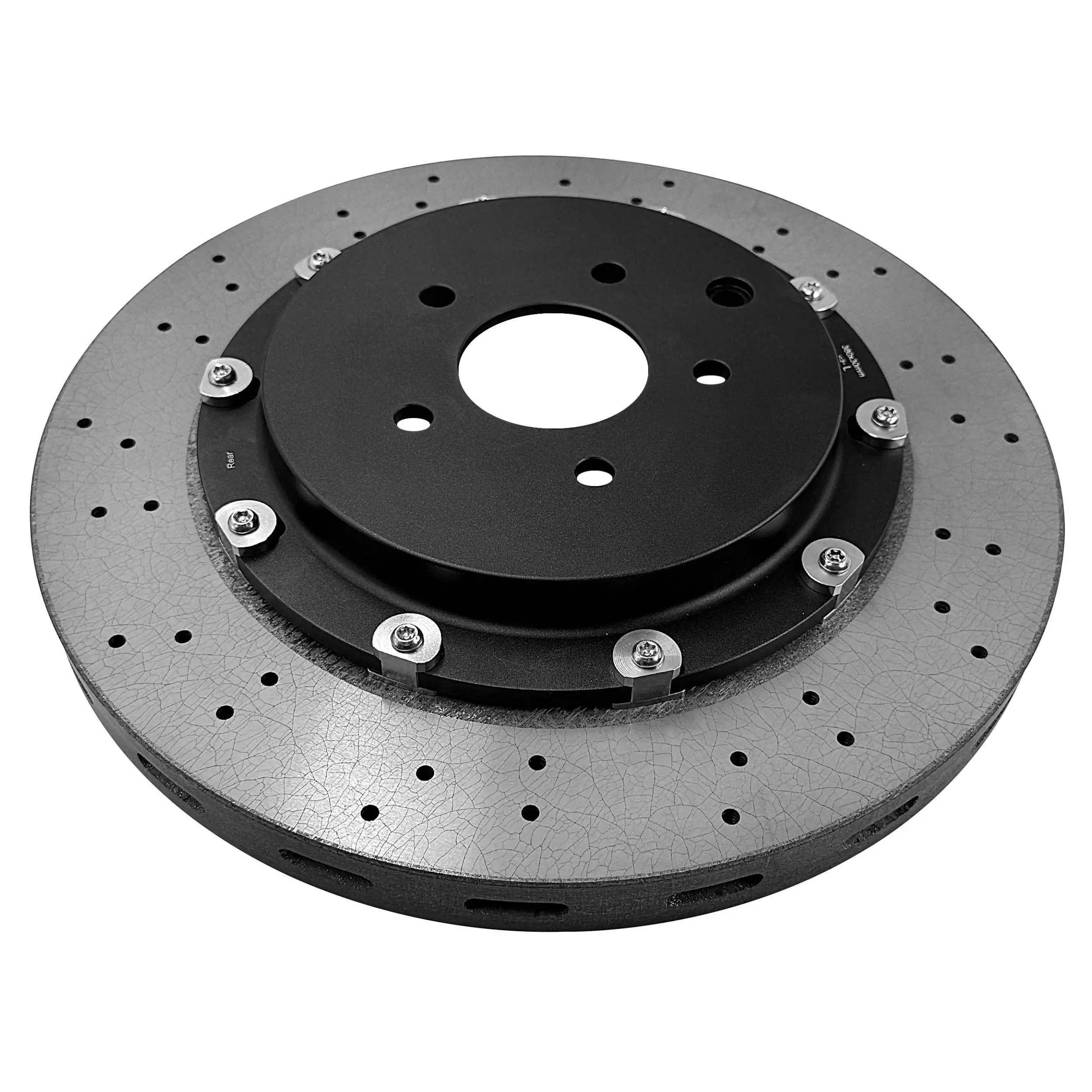 자동차 전륜 카본 세라믹 브레이크 디스크 355mm 캘리퍼 키트 (CLA 45, CLE 53, GT 50, SL 63, W206, W214, C236 AMG JJ1334 용)