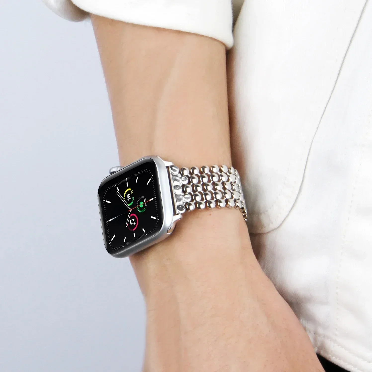 Elegant Metal Alloy Bracelet Strap