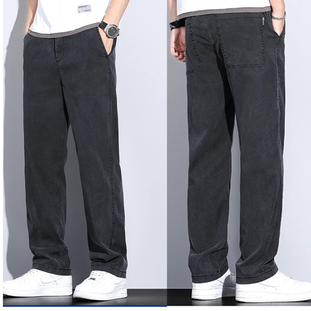 The Latest Brown Lyocell Casual Pants main image 0