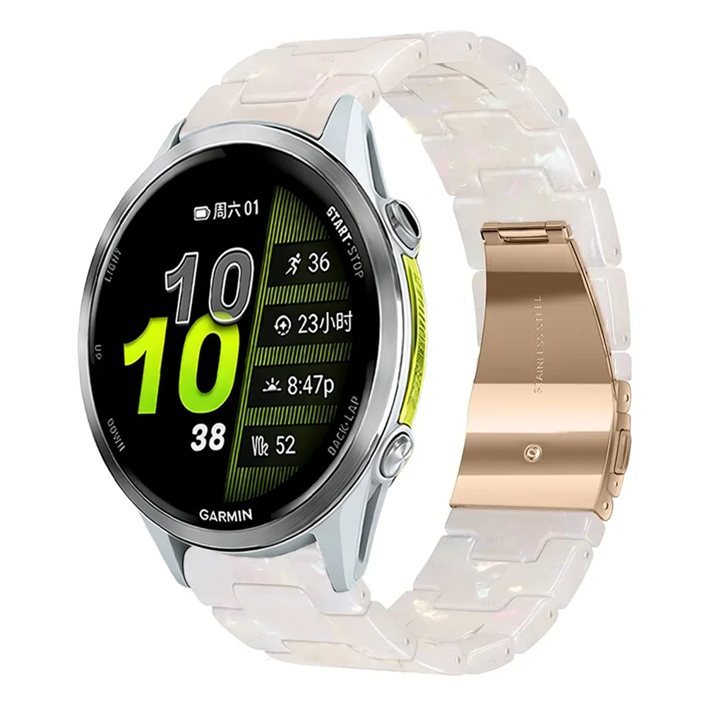 Resin Strap: Comfortable Bracelet for Smartwatches (20mm/22mm)