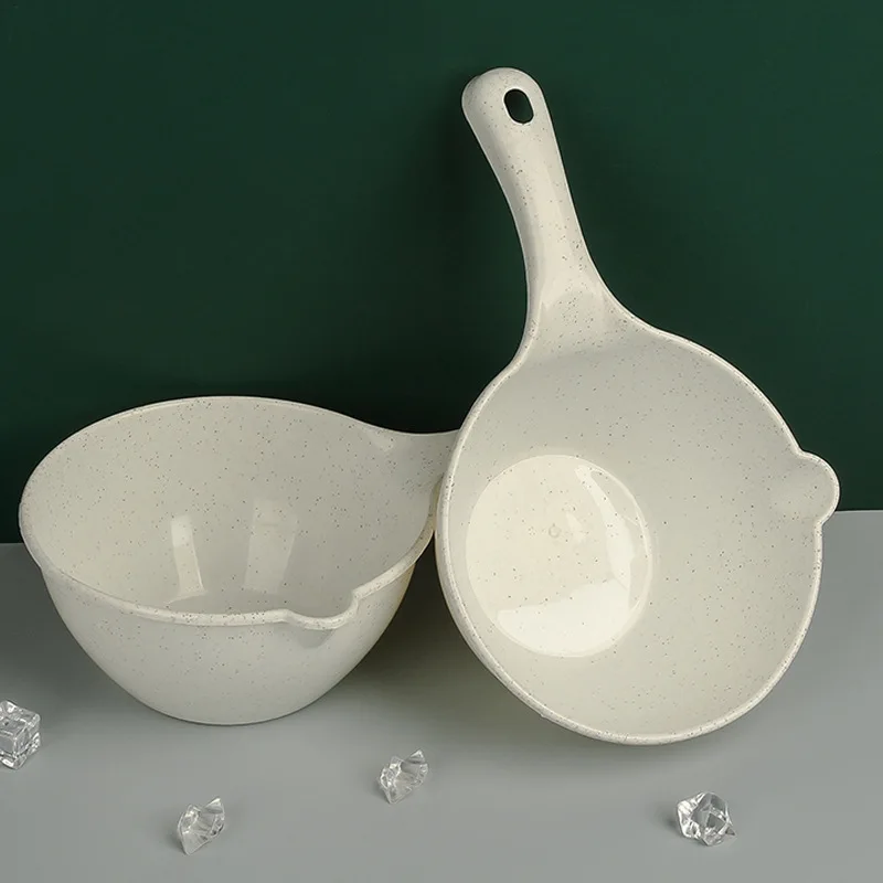 Shampoo Spoons Water Cup Bath Baby Tub Shampoo Japanese Water Bathtub Plastic Dipper Bathtub Bag 1Pc