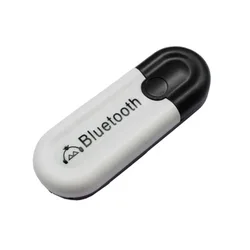 Wireless Bluetooth Audio Adapter - USB Stereo Receiver and Transmitter (White)