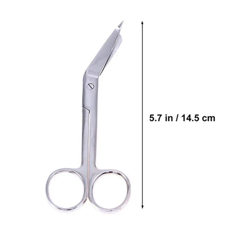 Nursing Scissors Stainless Steel Bandage Scissors 14cm for Medical Home Use Paramedic Trauma Scissors First Aid Tools