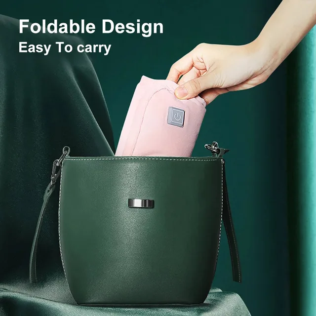 Graphén Elektromos Hő Kézmelegítő Újratölthető Hőcsomag Állítható 3 Sebességváltó Forró Vízzsák Újrafelhasználható Biztonság A Nők Számára - Image 5