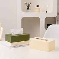 【EpeiusHome】 Paper Box Household Coffee Table Surface Tissue Box Light Luxury Nordic Simple Storage Box 1
