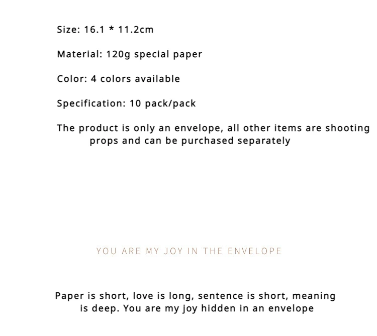 Description Picture 4 of itemNew 10pcs/pack Retro Hemp Texture Western Envelopes for Wedding Party Invitation Greeting Cards Gift Envelopes Customized