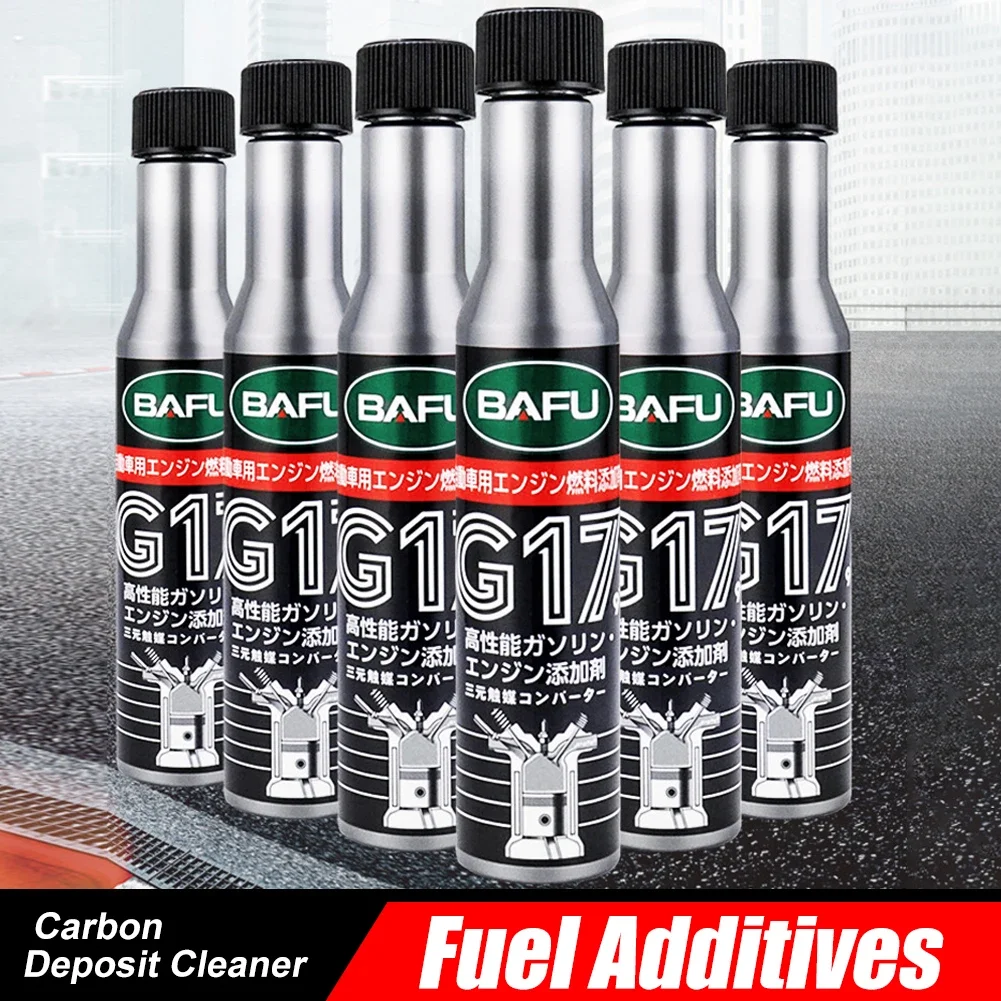 6PCS Car Fuel Gasoline Injector Cleaner Gas Oil Additive Remove Engine Carbon Deposit Increase Power In Oil Ethanol Fuel Saver 1
