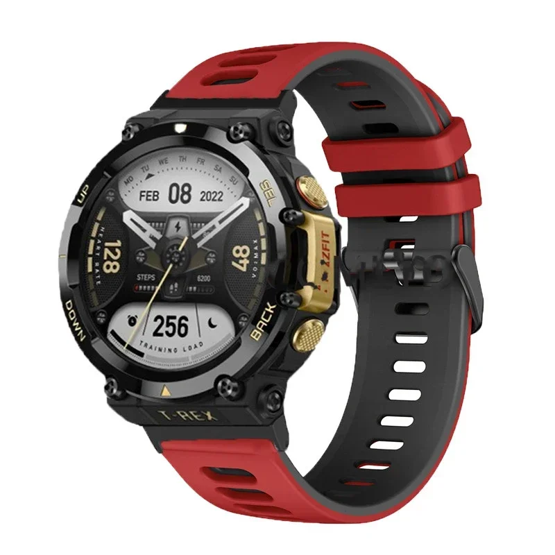 Durable Soft Silicone Sports Watch Strap - Comfortable Fit Bracelet Wristband