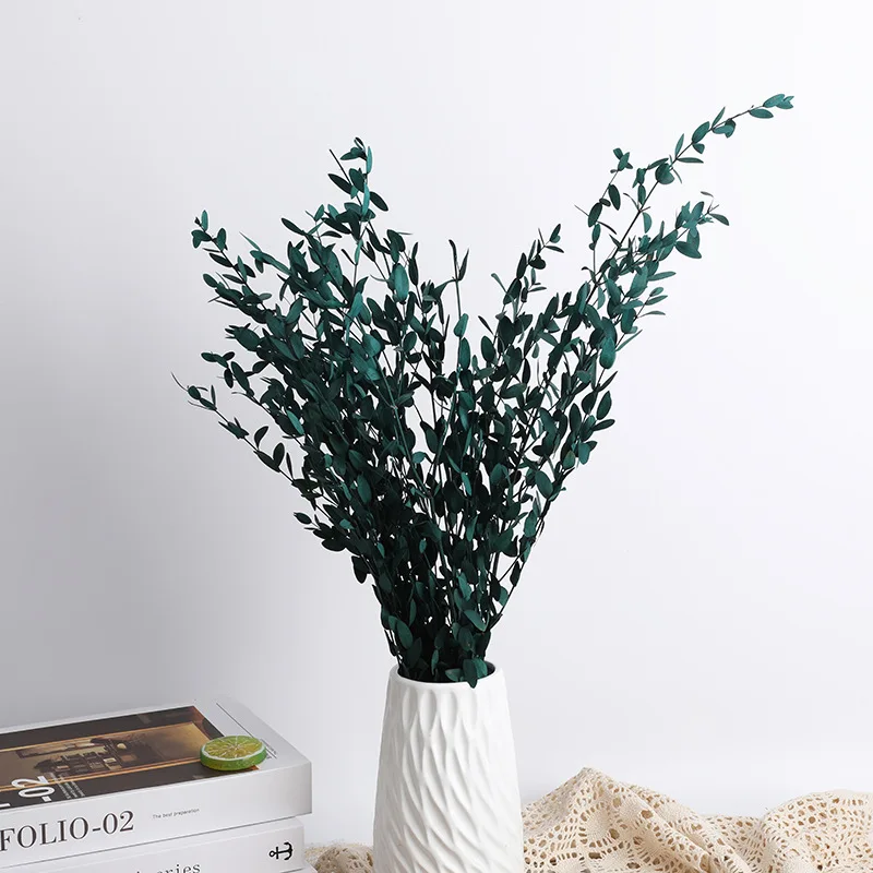 

110g Eucalyptus Leaf Natrual Dried Flowers for Candles Farmhouse Home Living Room Party Accesoriz on Table Wedding Decorations