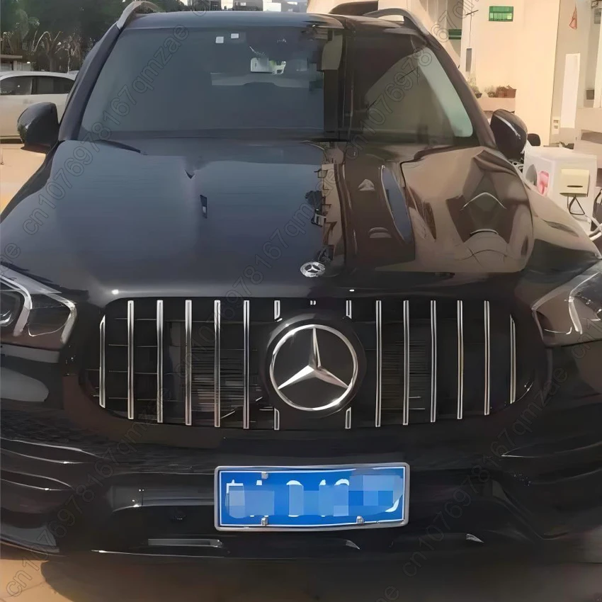 GT 스타일 앞 범퍼 그릴 입구 그릴 튜닝 액세서리 메르세데스-벤츠 GLE W167 GLE300 350 400 GLE450 4MATIC 2019-2023